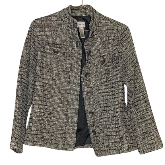 Chicos Wool Blend Jacket - Picture 1 of 5
